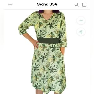 Svaha Carnivorous Plant Cotton Dress